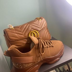 Bling sneakers. Can be a bundle deal if interested. $75 for both.